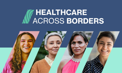 Healthcare Across Borders featured image showing women from all walks of life.