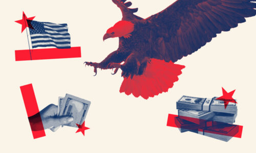 Collection of collage styles for Patriotic Millionaires